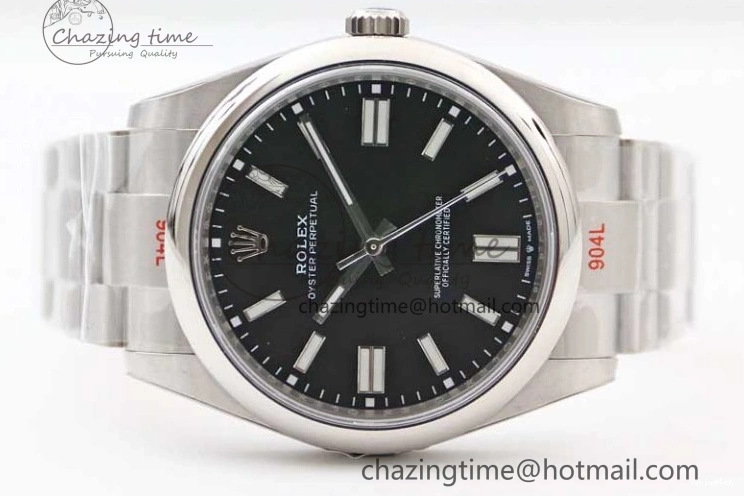 Dial A2824 Oyster Edition Best EWF Steel 124300 Black 41mm on Perpetual SS Bracelet 904L 1:1 0504